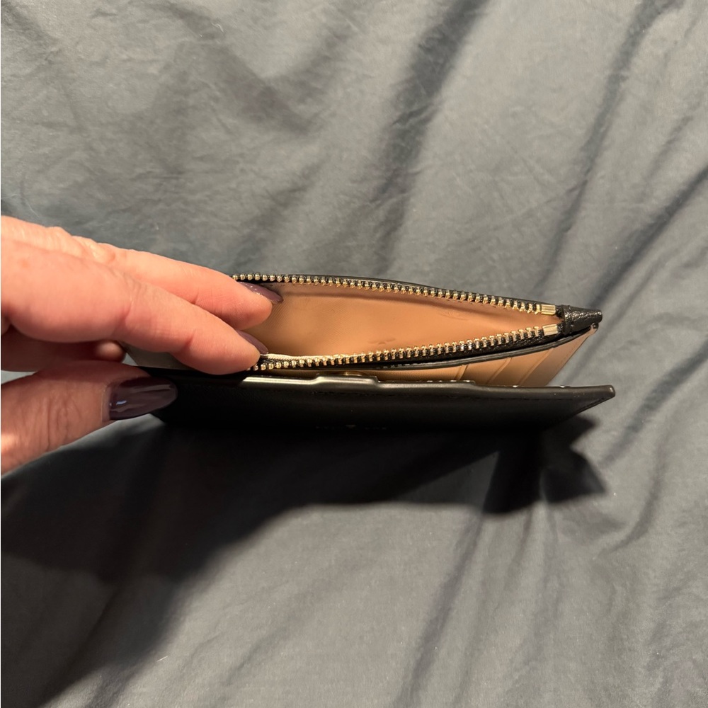 Kate Spade Black Leather Card Holder - Picture 4 of 4